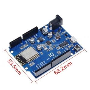 Placa de Desarrollo WiFi ESP-12 WeMos D1 UNO-R3 CH340 CH340G Basada en ESP8266, Shield Electrónico Inteligente para Arduino Compatible con IDE - Product Image 3