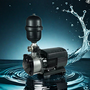 Pompe à eau intelligente en acier inoxydable à double surpression, OEM, haute efficacité, contrôle entièrement automatique, 1 CV, pour usage domestique et commercial - Product Image 5