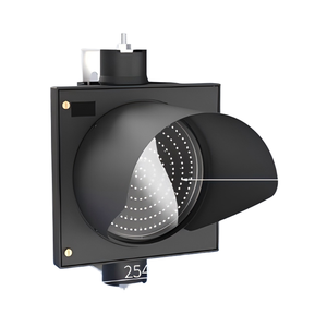 200 MM Taille de la lumière d'avertissement solaire LED Avertissement jaune clignotant feu de circulation pour la sécurité routière - Product Image 1