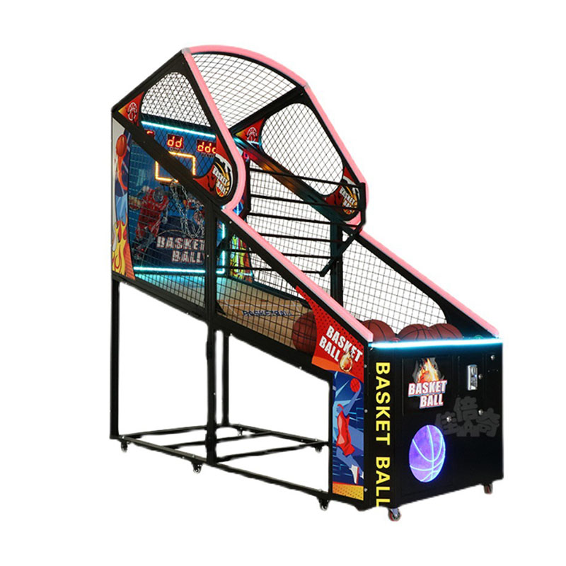 New Electronic Coin Operated Crazy Hoop Basketball Shoot Game Machine