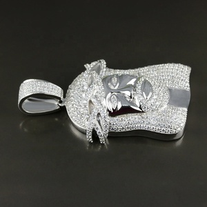 Christian Hip Hop Jewelry Pass Diamond Tester Bling 925 Silver Iced Out GRA VVS Moissanite <strong>Jesus</strong> Christ <strong>Pendant</strong> for <strong>Chain</strong> Men