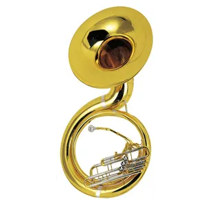 골드 래커에서 조수 음악 프로 사용 Sousaphone