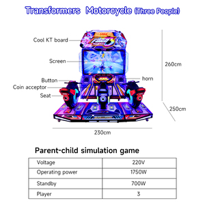 Jiaxin đồng tiền hoạt động trò chơi đua xe máy trò chơi 3D video kỹ năng trò chơi máy đua <span class=keywords><strong>Arcade</strong></span> trò chơi máy xe máy với tiền xu - Product Image 2