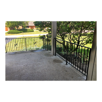 ACE Villa Garden Panneau en acier de garde-corps traditionnel en fer forgé pour escaliers extérieurs ou balcon pour l'Australie