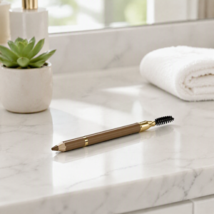 Soldes du <span class=keywords><strong>Black</strong></span> <span class=keywords><strong>Friday</strong></span> : Crayon à sourcils double embout, pointe biseautée pour définir et remplir, brosse à cils pour modeler et fixer, longue tenue sans bavures - Product Image 3