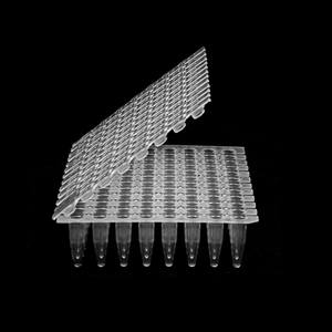 แผ่น <span class=keywords><strong>PCR</strong></span> <span class=keywords><strong>96</strong></span>ขนาด0.2มล. ถอดออกได้สีขาววัสดุสิ้นเปลืองสำหรับห้องปฏิบัติการ - Product Image 1