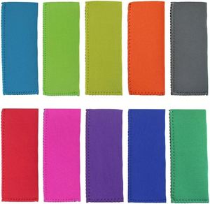 Paquete de 20 Fundas para Helados, Bolsas para Paletas de Hielo, Tela de Neopreno, 10 Colores, Aptas para Alimentos - Product Image 2