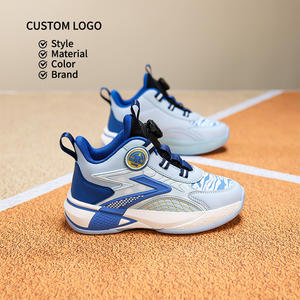 603020 printemps/automne nouveauté garçons imperméable anti-dérapant chaussures de <span class=keywords><strong>basket</strong></span>-ball haut en cuir supérieur chaussures de Sport pour enfants - Product Image 2