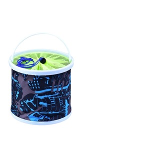 Seau à eau pliable JQWDSY0421, portable, multi-usages, pour la pêche en plein air, le lavage de voiture, en matériau PP - Product Image 1