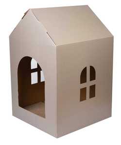 Tùy chỉnh hộp các tông sóng, nhà Mèo dễ dàng để lắp ráp hộp các tông sóng, mèo nhà giường đồ chơi - Product Image 1