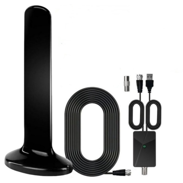 NEW Universal Digital TV Antenna HDTV DVB-T2 High-Definition TV Antenna Vertical High Gain 35dBi Long Range Receptions Magnetic