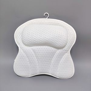 Coussins de bain de luxe, oreillers de bain pour le soutien du cou et du dos, <span class=keywords><strong>appui</strong></span>-<span class=keywords><strong>tête</strong></span> de bain avec tissu en maille 4D, ventouses antidérapantes - Product Image 3