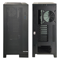 Boîtier de serveur de station de travail IA SSI-EEB EATX Tower Chassis 9 emplacements PCIe 420 mm GPU ATX PSU Boîtier d'ordinateur multi-GPU