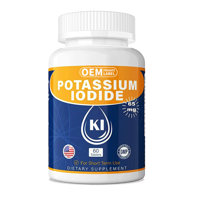 Emergency Radiation Protection 65mg Potassium Lodide Tablet Male Vitality Supplement Tablets