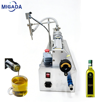 Machine de remplissage semi-automatique pneumatique pour petites quantités de savon liquide, eau minérale, pâte, etc.
