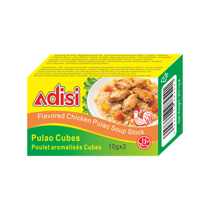 <span class=keywords><strong>Cube</strong></span> de <span class=keywords><strong>bouillon</strong></span> de <span class=keywords><strong>poulet</strong></span> Pulao 10g x 2, assaisonnement certifié Halal, OEM - Product Image 1