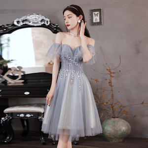 Vestido elegante Mujer <span class=keywords><strong>Prom</strong></span> Largo 2025 Vestidos de cóctel Venta al por mayor China Romántico Sexy Vestido de noche - Product Image 6