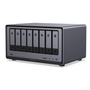 NASync DXP8800 Plus 8 เดสก์ท็อป NAS I5 1235u ซีพียู 10 คอร์ แรม 8GB DDR5  128G SSD เครื่องจัดเก็บข้อมูลเครือข่าย (แบบไม่มีดิสก์) ระบบดิสก์เลส เครือข่าย - Product Image 1