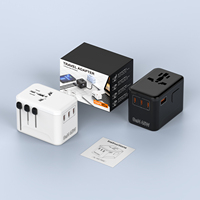 HL-A02-PQ45W plus récent adaptateur d'alimentation multi-prises adaptateur de chargeur de voyage universel international dans le monde avec Type C