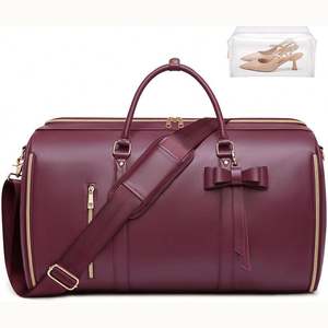 Free Sample <b>Travel</b> <b>Garment</b> Ba with Shoe <b>Bag</b> and Hanging Dress Compartment for Women, Carry-On Luggage for Business - Product Image 4