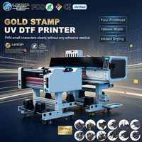 Impresora UV multifuncional LETOP Factory 600MM para estampado dorado, plotter de rollo a rollo para pegatinas