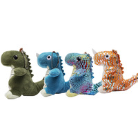 Chaude Mignon En Peluche Porte-clés Dragon Coloré Animal En Peluche Dinosaure Jouet Personnalisé Doux Keying Dragon Volant Enfants Cadeaux Sac Décoration