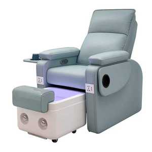 Fauteuils de pédicure de luxe électriques et inclinables pour salon de manucure, avec spa pour les pieds sans tuyauterie et drainage automatique, en promotion - Product Image 2