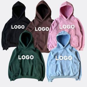 Sweat-shirt à capuche pour homme de haute qualité, personnalisable avec logo imprimé en 3D, taille américaine, 100% coton, impression DTG - Product Image 1