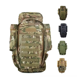 Sac à dos tactique grande capacité 70L, système MOLLE, nylon imperméable, toutes saisons, randonnée, camping, aventure, voyage - Product Image 2