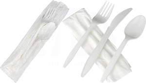 Cucharas y tenedores desechables ecológicos para helados, camping y restaurantes, biodegradables, libres de BPA, aptos para alimentos, sostenibles - Product Image 2