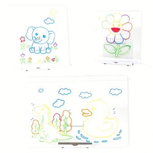 Tableau de dessin LED éducatif pour enfants avec plaque d'écriture en acrylique, parfait pour les fêtes d'Halloween et d'anniversaire - Product Image 5