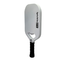 Raquette de pickleball intégrée en fibre de carbone MMF 3K, épaisseur 16 mm, sans cadre, 220 g, longueur 41,6 cm, 40 trous