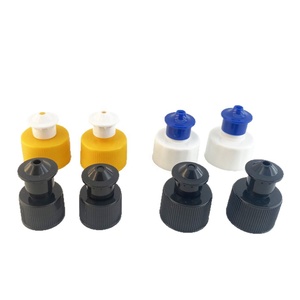 Tapa de Plástico Negra y Colorida 28/410 con Sistema de Empuje y Extracción para Detergente Lavavajillas - Product Image 5