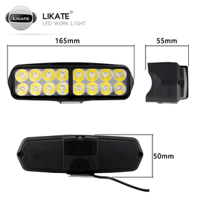 LKT Super Bright 16LED Luces <span class=keywords><strong>de</strong></span> motocicleta Nueva Condición 8/12/16 Beads Spot Beam Barra <span class=keywords><strong>de</strong></span> luz LED para motocicleta eléctrica Luz antiniebla - Product Image 3