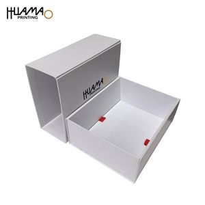 Boîte à tiroirs blanche de luxe pour cosmétiques, soins de la peau, parfums, bijoux, montres, accessoires, petit emballage cadeau, boîte cadeau en carton rigide - Product Image 2