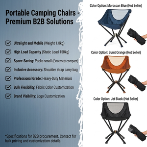 Sedia Pieghevole Ultraleggera in Alluminio con Tessuto in Nylon, Apertura Rapida, per Pesca, Spiaggia, Parco e <span class=keywords><strong>Campeggio</strong></span> - Product Image 5
