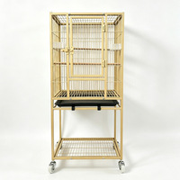 Cage à oiseaux en fer de luxe de grande taille, conception légère, pour l'élevage des perroquets, des pheonix et des pheasants tigrés.