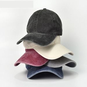 Xu Hướng Mới Đa Màu Sắc Thời Trang 100% Cotton Có Thể Giặt Người Đàn Ông Phụ Nữ Giản Dị Thời Trang Dạo Phố Trống Mũ Bóng Chày Cha Hat - Product Image 3