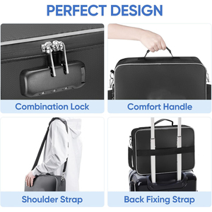Xách Tay Chống Thấm Nước Chống Cháy Tài Liệu Lưu Trữ Box Với Khóa Biểu Tượng Tùy Chỉnh Lưu Trữ An Toàn Cho Các Tài Liệu Quan Trọng - Product Image 5