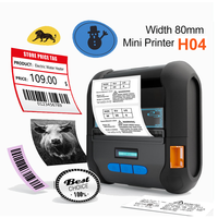 Imprimante thermique portable mini HENEX Best Seller pour reçus et étiquettes avec Wi-Fi, batterie 2000 mAh, garantie 1 an, en stock