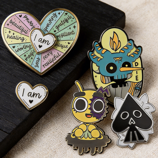 High Quantity Direct Factory Customize Your Own Design Gold Plating Hard Enamel Pin