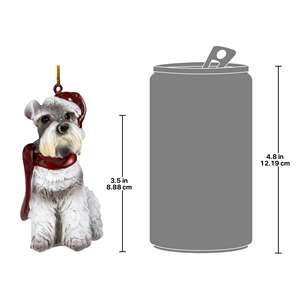 Décor de vacances Schnauzer <span class=keywords><strong>miniature</strong></span>-Résine de pierre moulée couleur 3" - Product Image 6