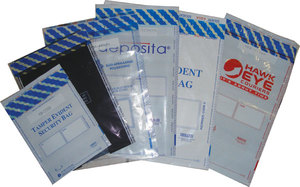 Sacchetto di sicurezza a prova di manomissione con sigillo autoadesivo stampato personalizzato custodia per posta - Product Image 2