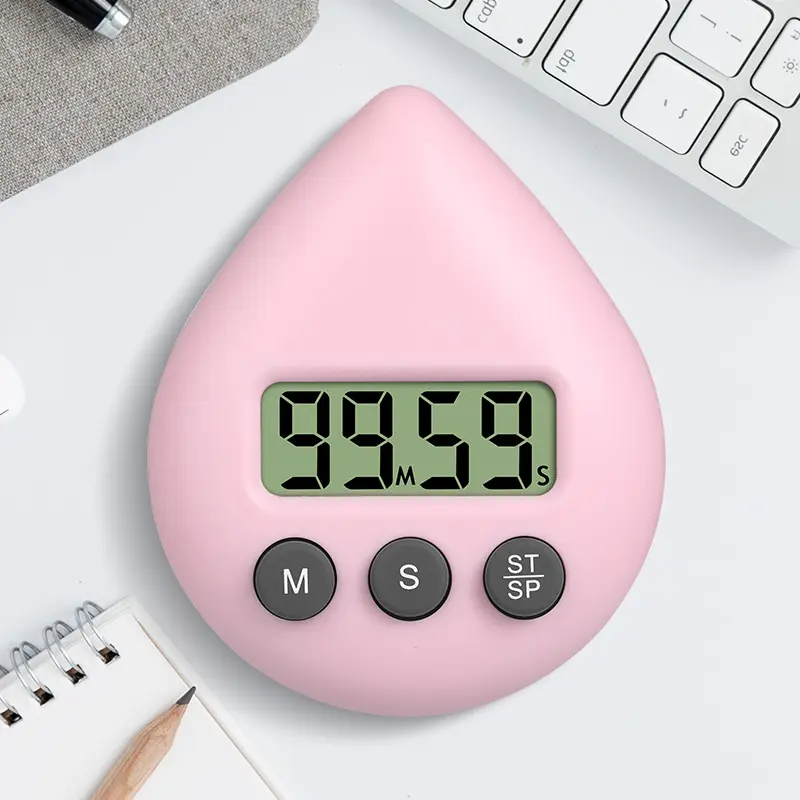 Epsilon Creative Water Drop Lcd Dusch timer Wasserdichter elektronischer Küchen timer