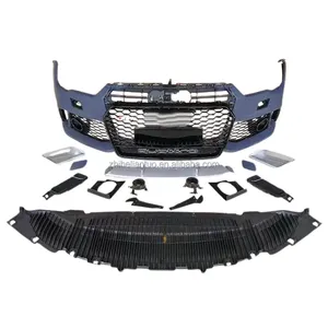 Accessori Auto di alta qualità Kit carrozzeria paraurti anteriore con griglia sistema overlay automobilistico per Audi A7 RS7 stile