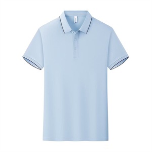 Promotional Polo Shirt Pink Contrast Trim Short Sleeve Summer Wear Corporate Uniform Loose Fit Polyester 80-90% - Product Image 5