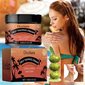 Loción de bronceado natural Autobronceador Bronceador Body Shine Crema de bronceado marrón para uno mismo - Product Image 1