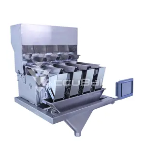 High speed four heads linear weigher packing machine for Grain, Rice