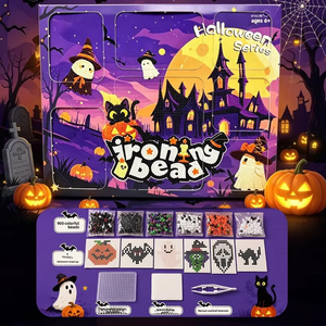 Kit de perles à fusionner en EVA de 5 mm pour Noël et Halloween, perles Perler pour les fêtes, bricolage, artisanat, jouet éducatif pour enfants, boîte-cadeau - Product Image 3