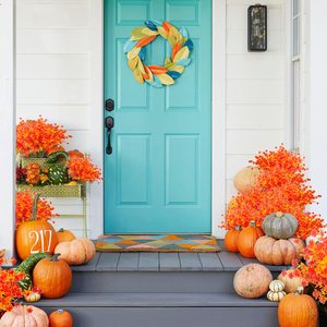 Explosivo otoño Eucalipto Camelia lavanda Margarita ramo de flores falsas Flor de Planta artificial - Product Image 6